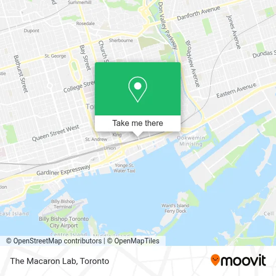 The Macaron Lab map