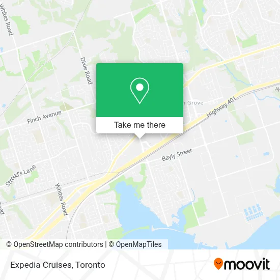 Expedia Cruises map