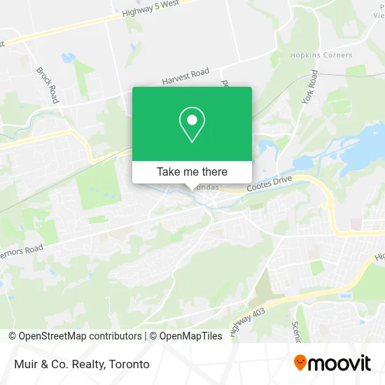 Muir & Co. Realty map