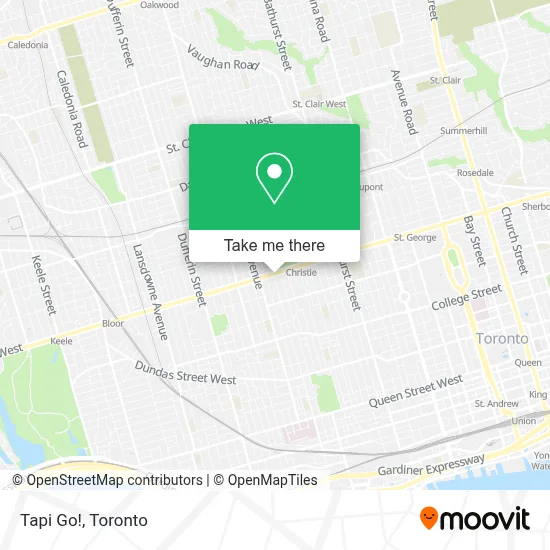 Tapi Go! map