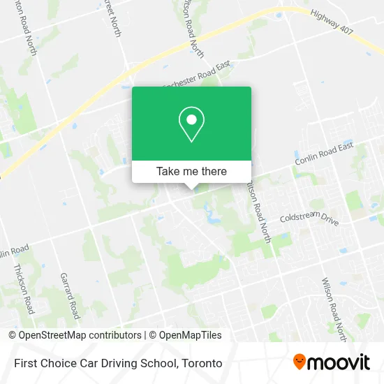 First Choice Car Driving School map
