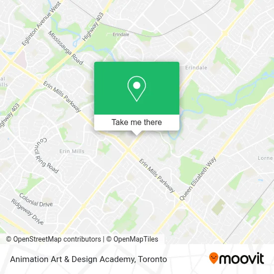 Animation Art & Design Academy map