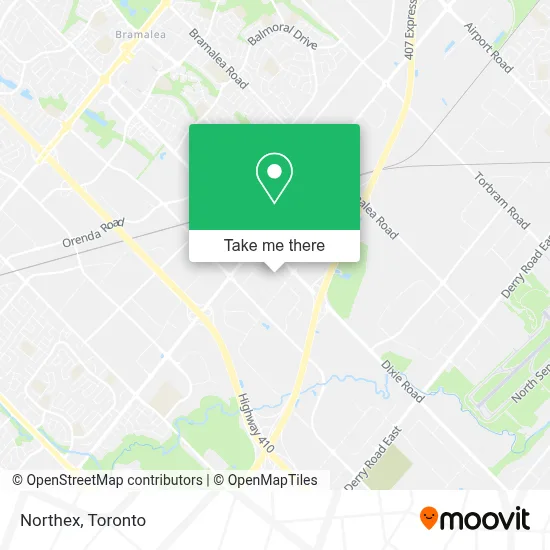 Northex map