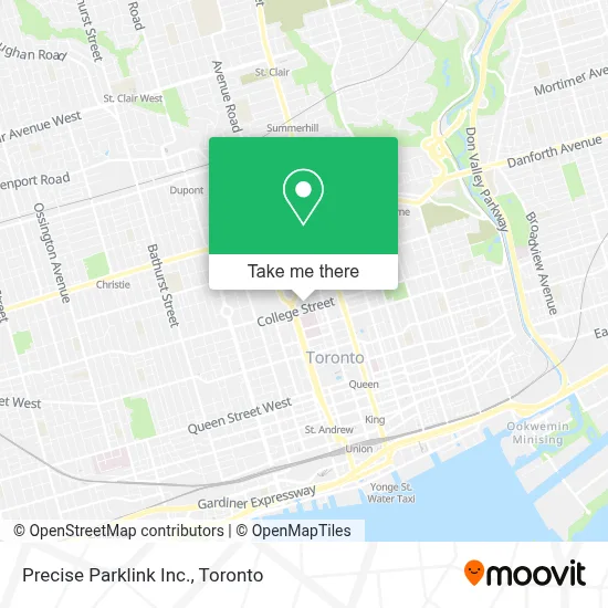 Precise Parklink Inc. map