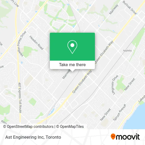 Ast Engineering Inc map