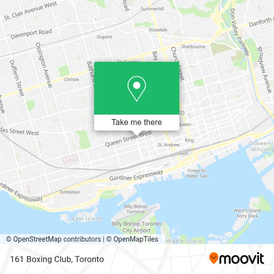 161 Boxing Club map