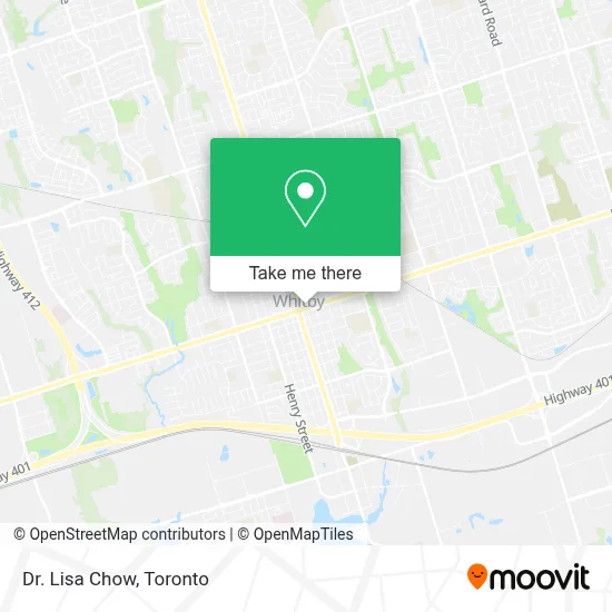 Dr. Lisa Chow map