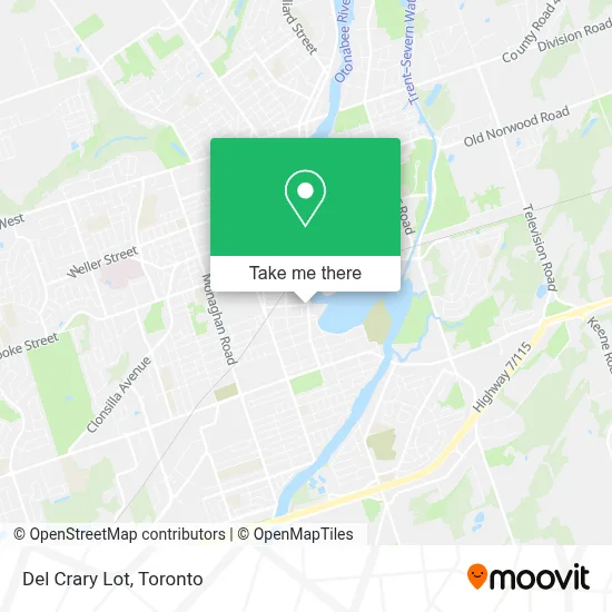 Del Crary Lot map