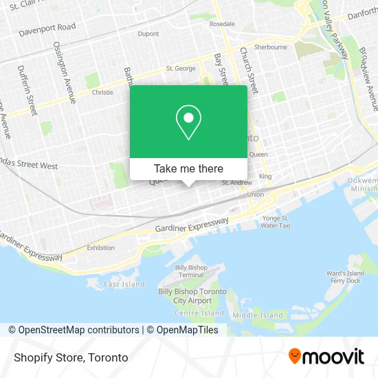 Shopify Store map