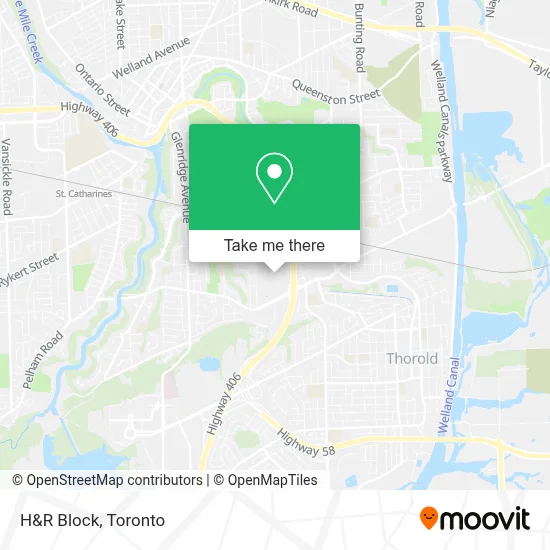 H&R Block map