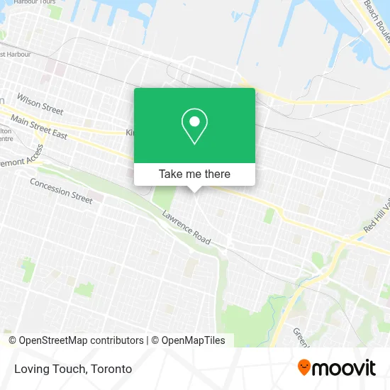 Loving Touch map