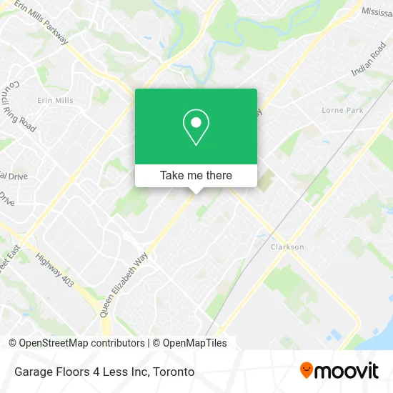 Garage Floors 4 Less Inc map