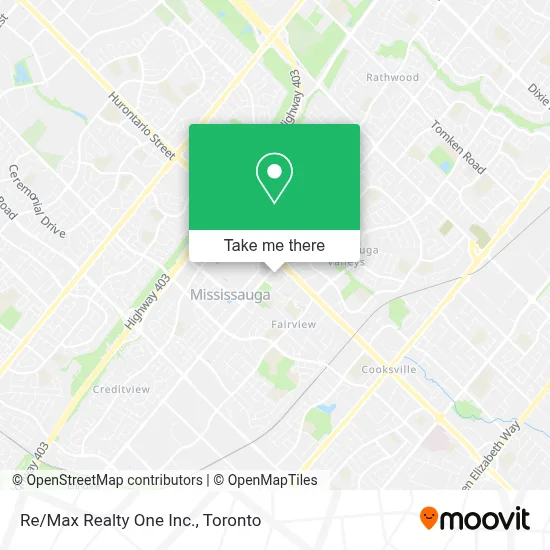 Re/Max Realty One Inc. map