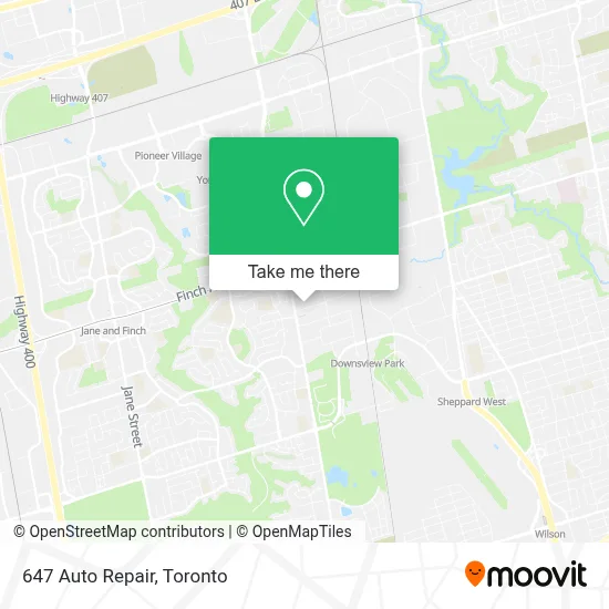 647 Auto Repair map