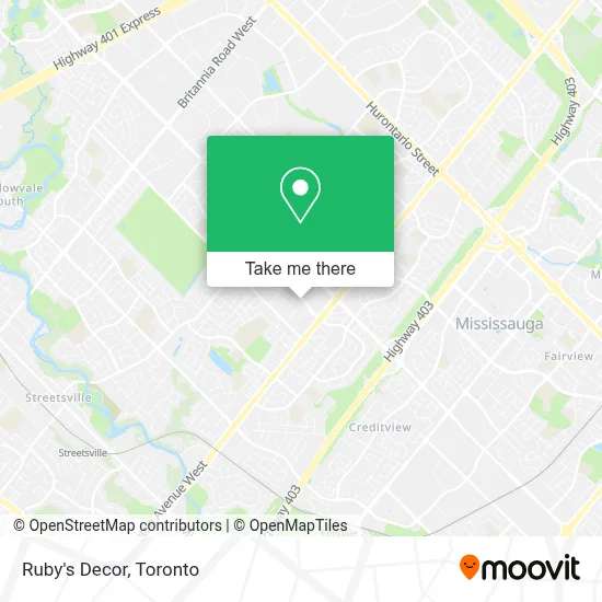 Ruby's Decor map