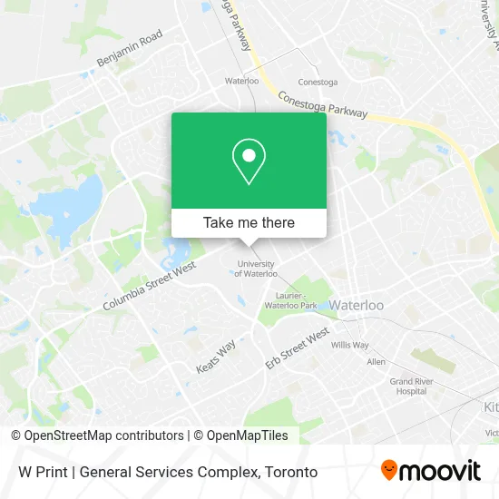 W Print | General Services Complex map