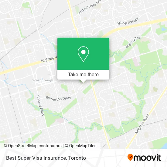 Best Super Visa Insurance map