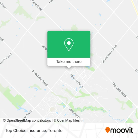 Top Choice Insurance map