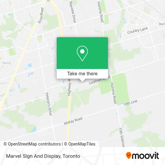 Marvel Sign And Display map