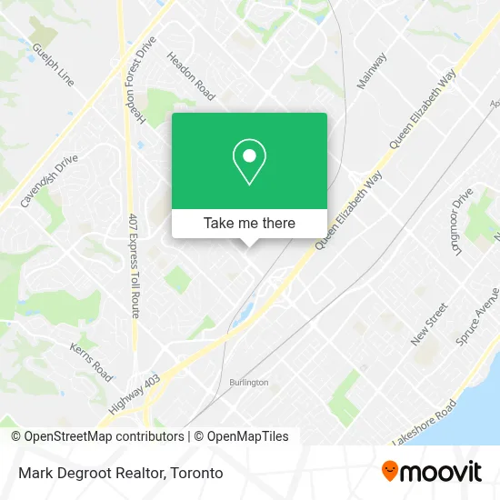 Mark Degroot Realtor map