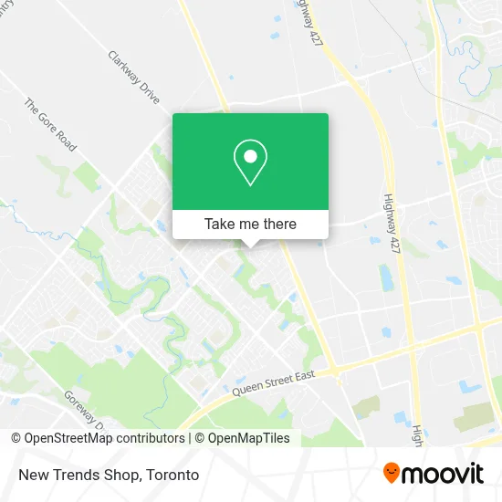 New Trends Shop map