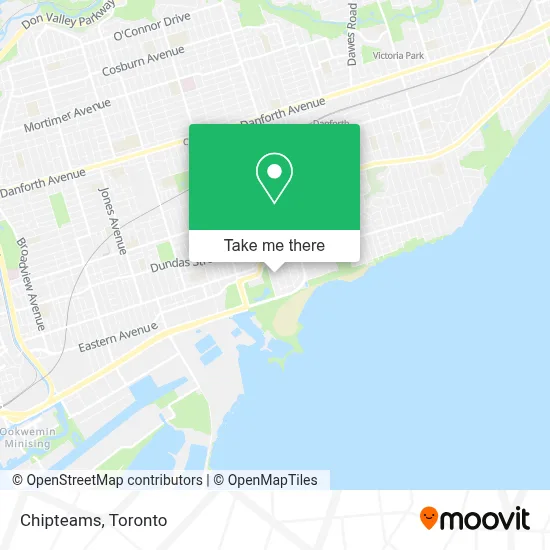 Chipteams map