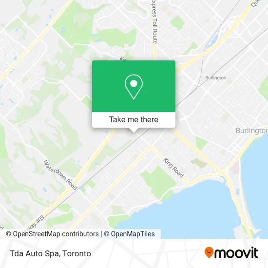 Tda Auto Spa map