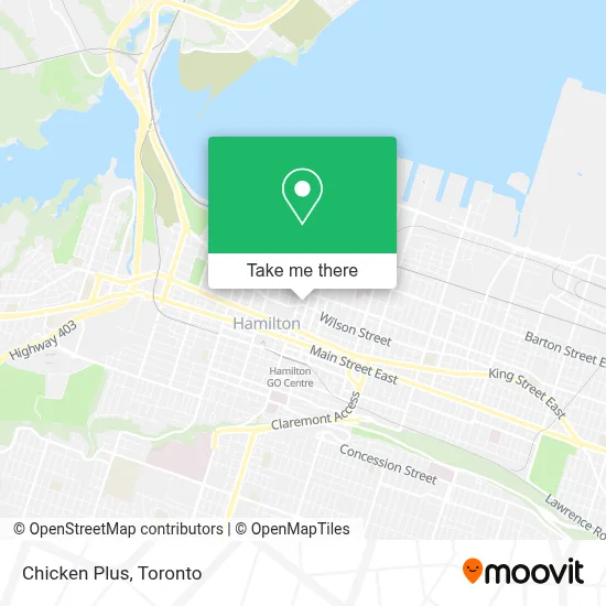 Chicken Plus map