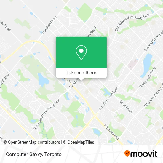 Computer Savvy map