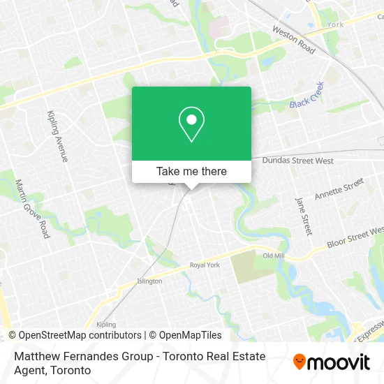 Matthew Fernandes Group - Toronto Real Estate Agent map