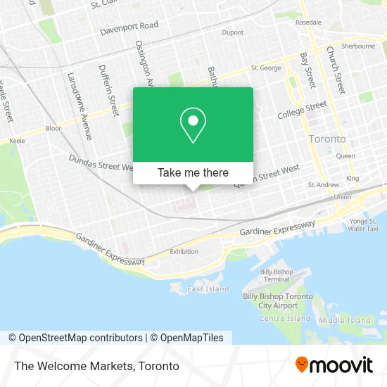 The Welcome Markets map
