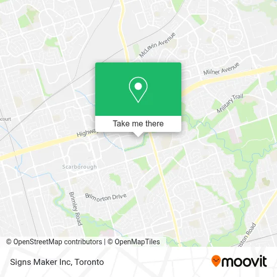 Signs Maker Inc map