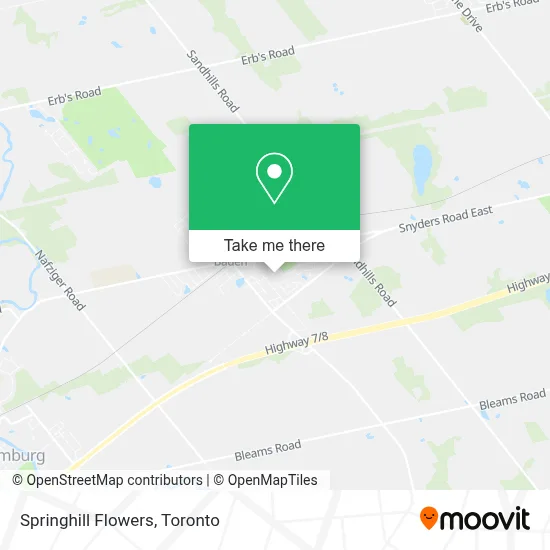 Springhill Flowers map