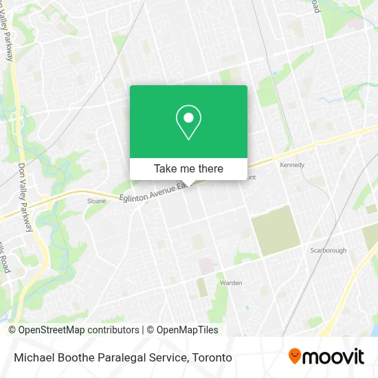 Michael Boothe Paralegal Service map