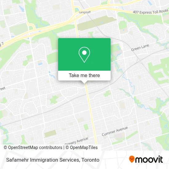 Safamehr Immigration Services map