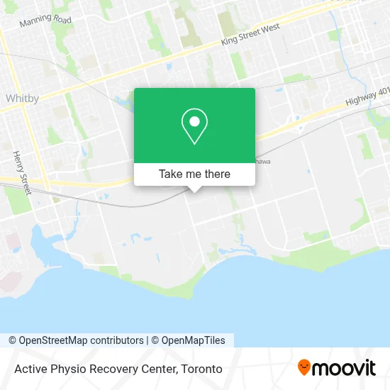 Active Physio Recovery Center map
