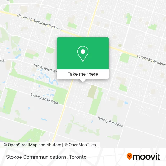 Stokoe Commmunications map