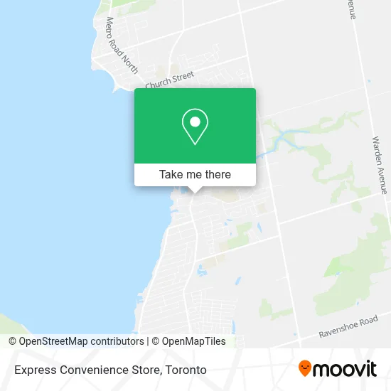 Express Convenience Store map