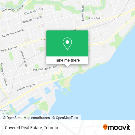 Covered Real Estate map