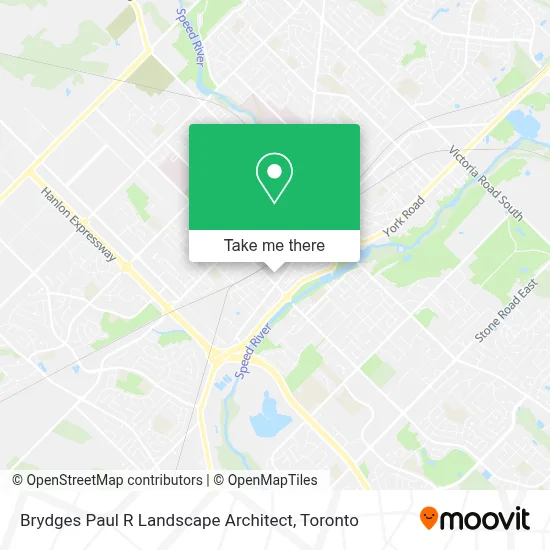 Brydges Paul R Landscape Architect map