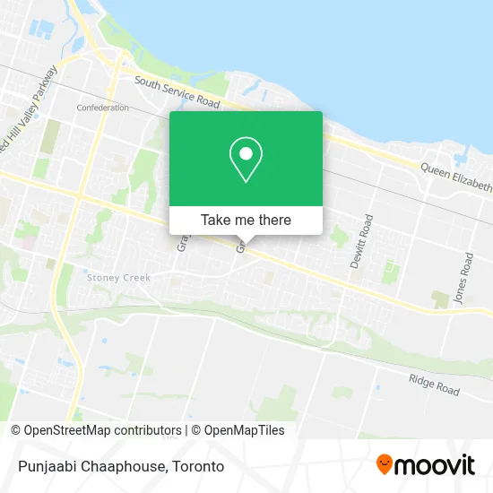 Punjaabi Chaaphouse map