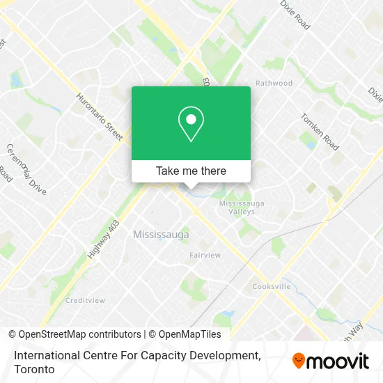 International Centre For Capacity Development map