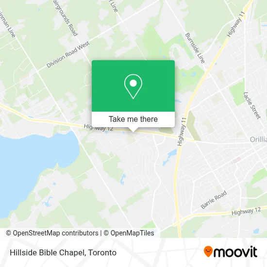 Hillside Bible Chapel map