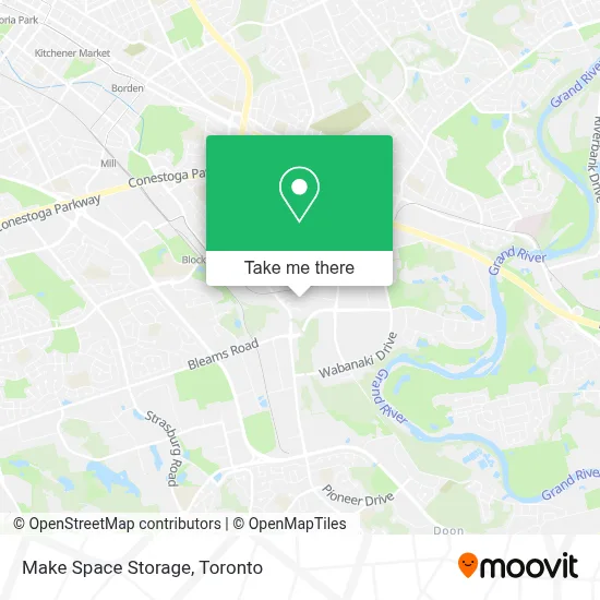 Make Space Storage map