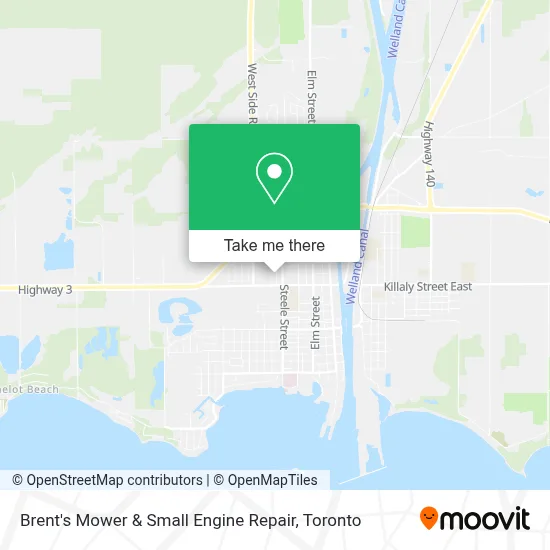 Brent's Mower & Small Engine Repair map