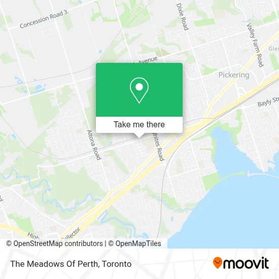 The Meadows Of Perth map