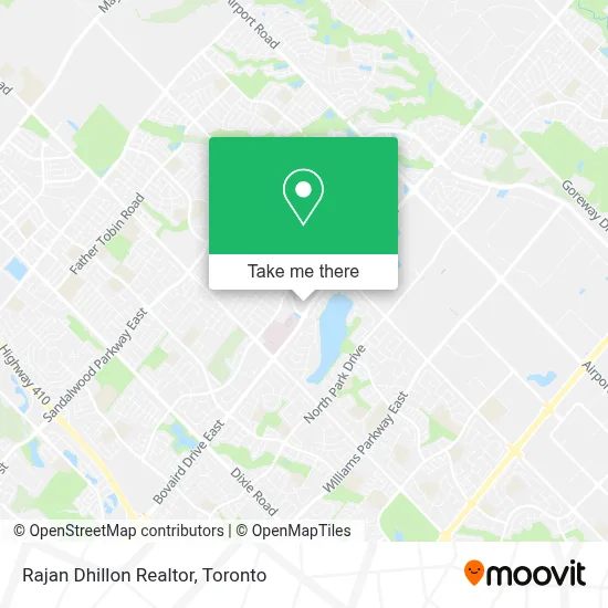 Rajan Dhillon Realtor map