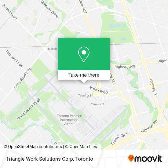 Triangle Work Solutions Corp map