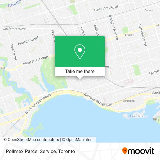 Polimex Parcel Service map