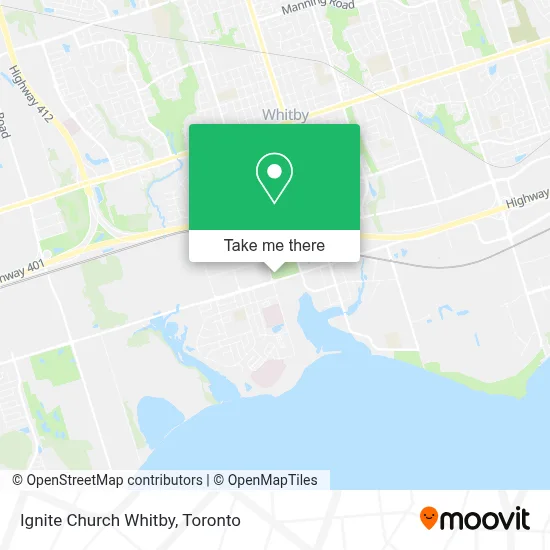 Ignite Church Whitby map